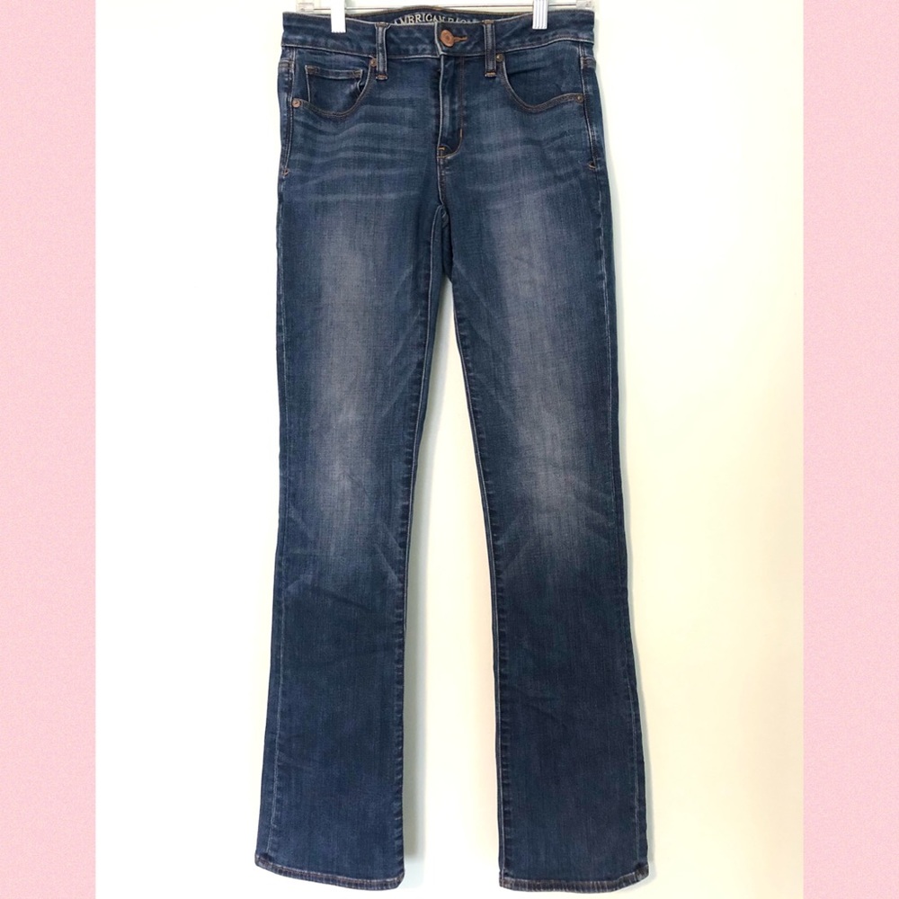 American Eagle Skinny Kick Bootcut Long Jeans